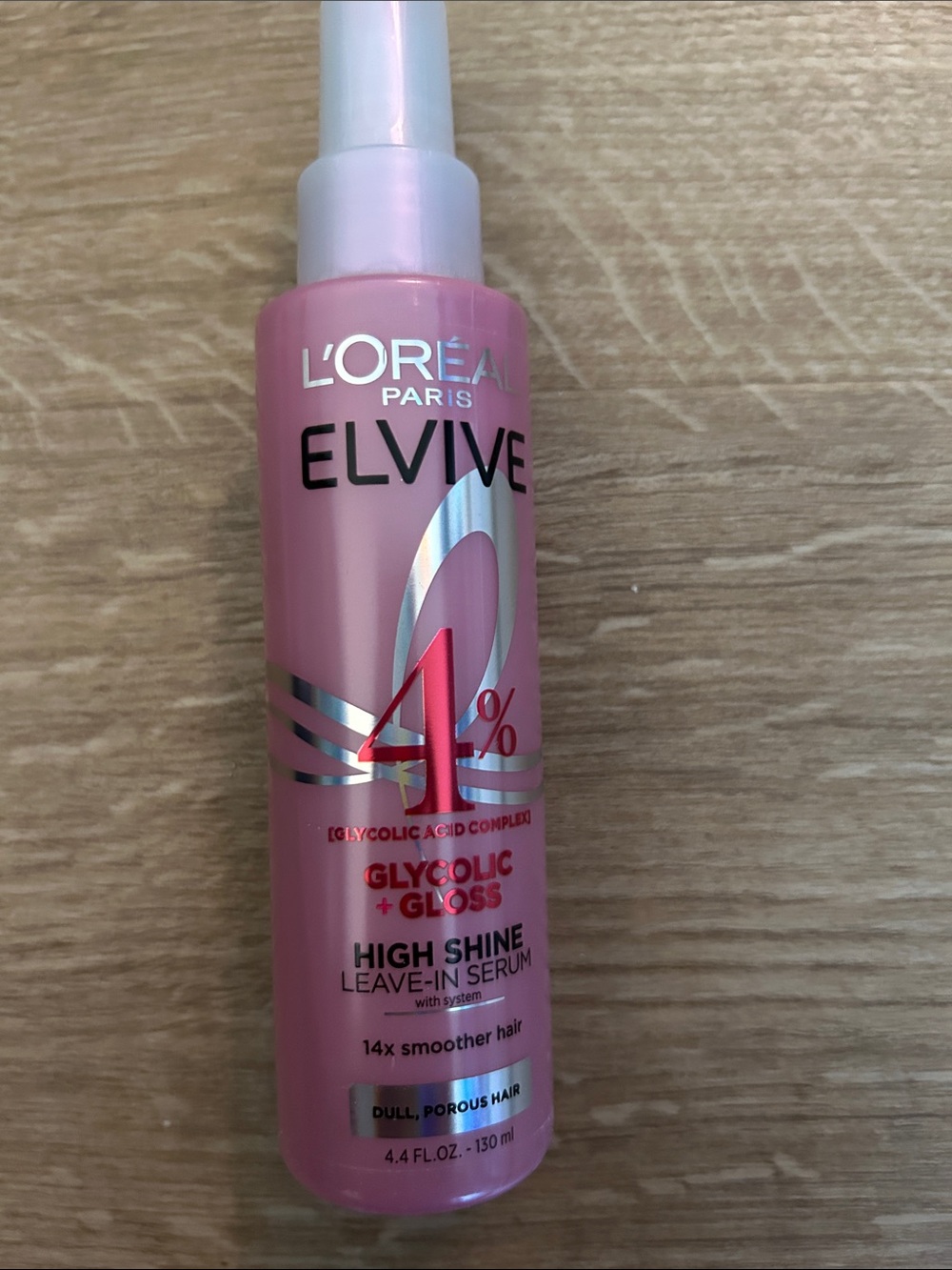 L'Oréal Paris Elvive Glycolic + Gloss High Shine Leave-In Serum - Pink